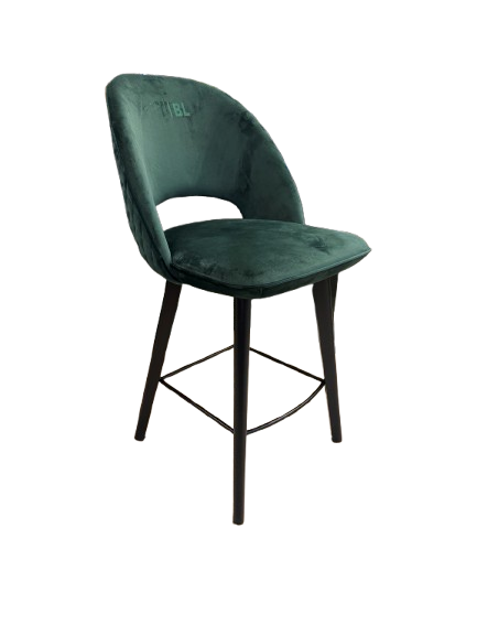 Prémium zöld bársony bárszék – BL Design