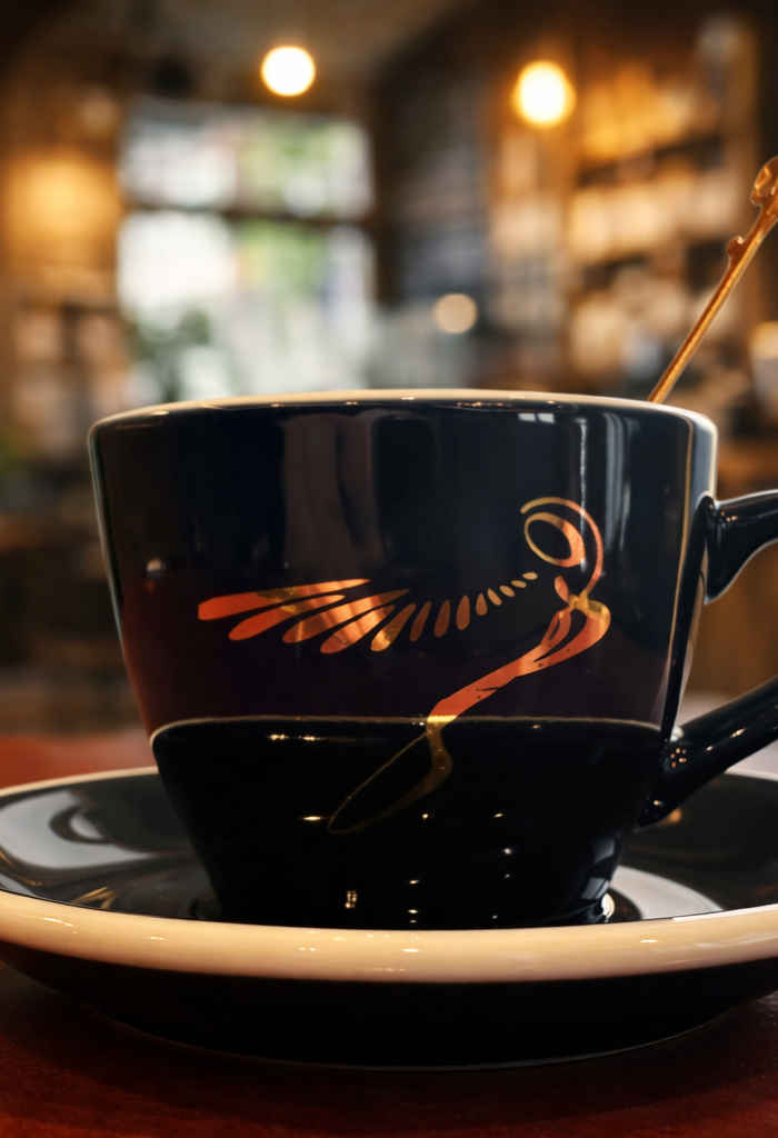 Vízangyal – egyedi presszós csésze