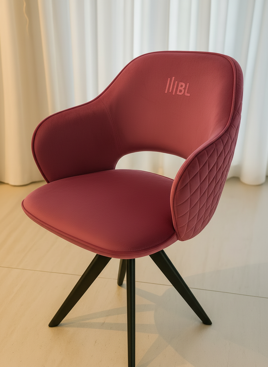 Prémium pink bársony karosszék – BL Design